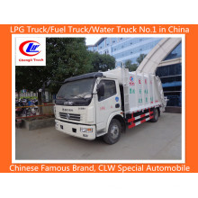 4X2 8cbm Dongfeng komprimierten Müllwagen Müll Compactor Truck